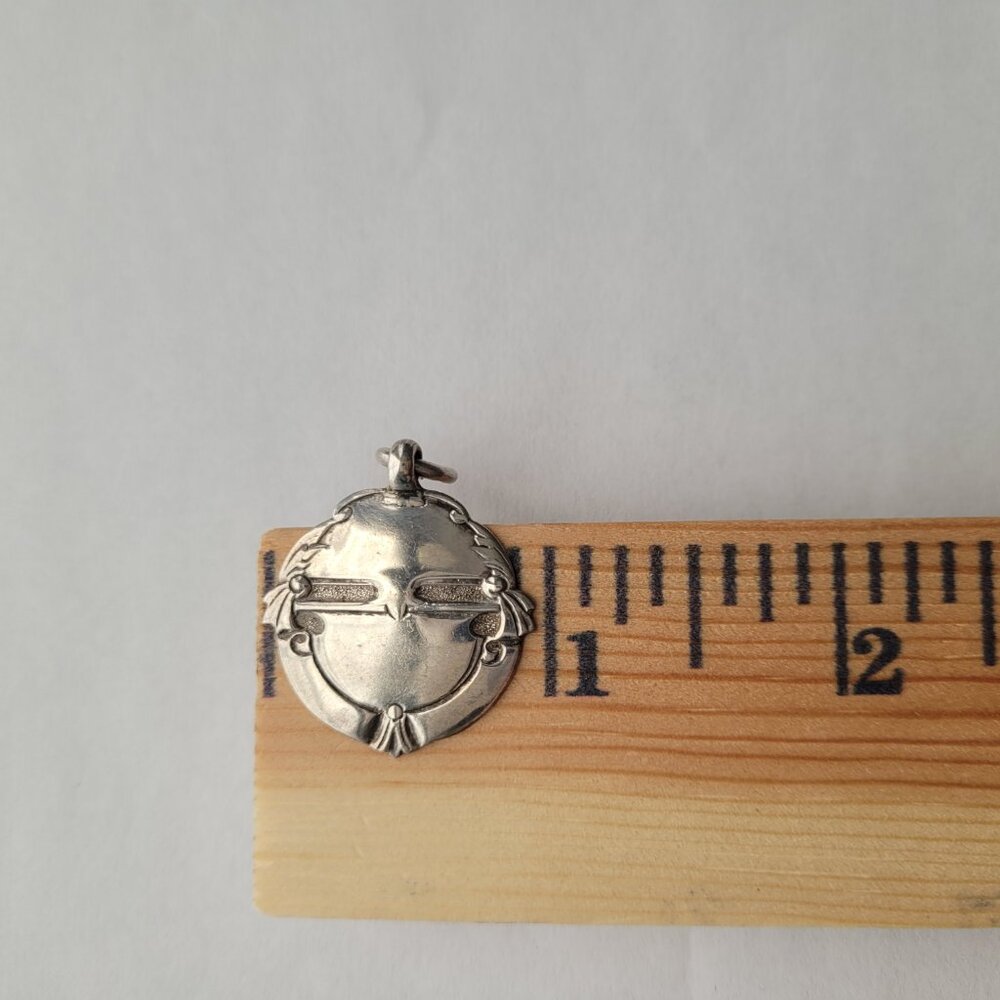 Antique Sterling Pendant Watch Fob 1924 Birmingham England - Picture 13 of 15